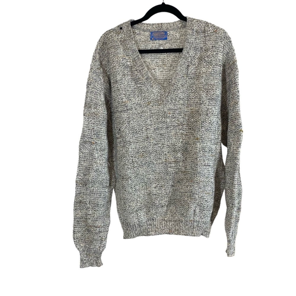 Vintage Pendleton Men’s 100% Virgin Wool V neck Sweater
